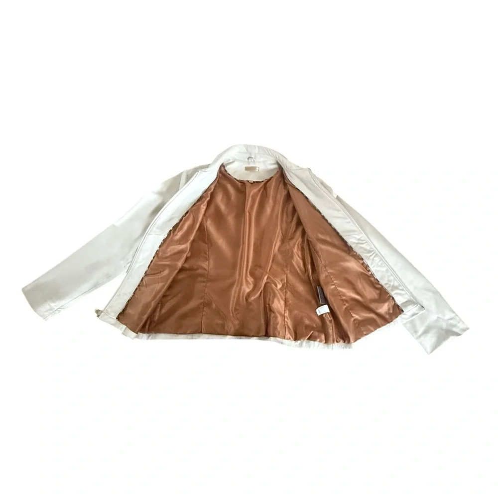 Wilsons Leather Women's Jacket Y2K Style Cut-Cloud-Large - Picture 3 of 11